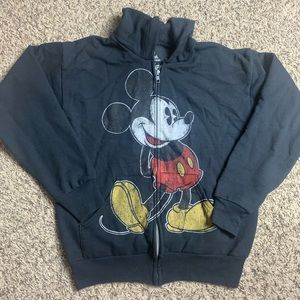 Disney Mickey Mouse Sweatshirt Hoodie Women’s Sz L